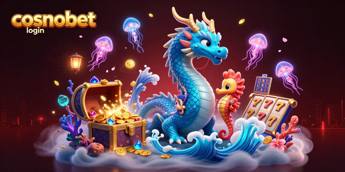 Experience the thrilling world of Cosmobet login with engaging graphics and vibrant casino elements.