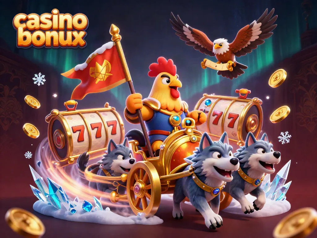 Engage with lucrative casino bonus opportunities through this vibrant illustration.