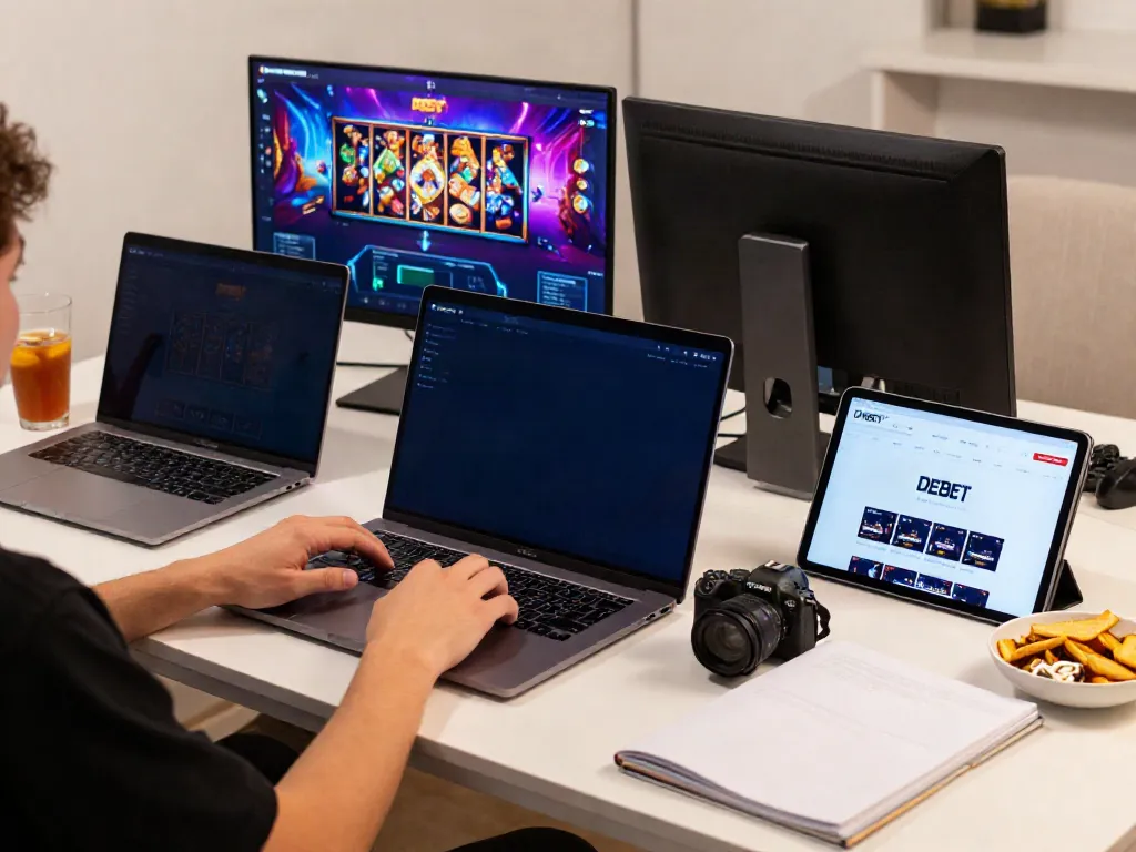 Dynamic online gaming experience on the trang chủ debet platform with multiple devices.