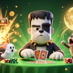 Experience thrilling m98 q gameplay with a lively 3D casino scene featuring characters and jackpot elements.