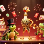 Spin the reels and win big at web sunwin with this vibrant casino-themed illustration.